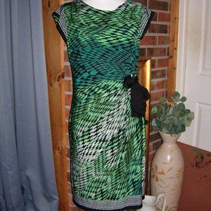 Just Taylor Faux Wrap Dress With Tie 10